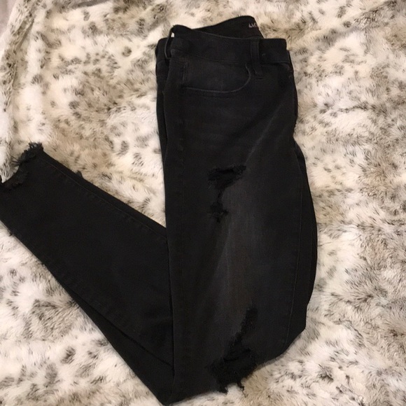 American Eagle Outfitters Denim - Black ripped American eagle jeans